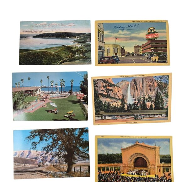 Vintage Postcard Collection Of 12 Pieces Various Locations Landmarks LI634 - Picture 2 of 10